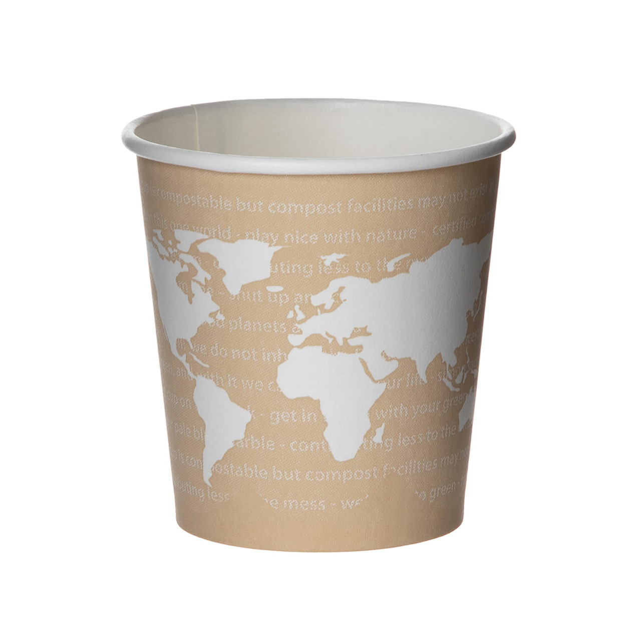 World Art Hot Cup 4 OZ Paper PLA Multicolor 1000/Case