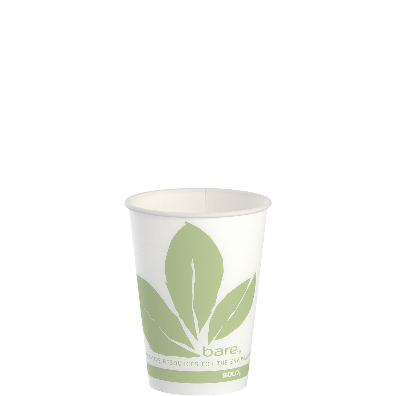 Solo® Cold Cup 9 OZ Wax Coated Paper Multicolor Bare® Stock Print 100 Count/Pack 20 Packs/Case 2000 Count/Case