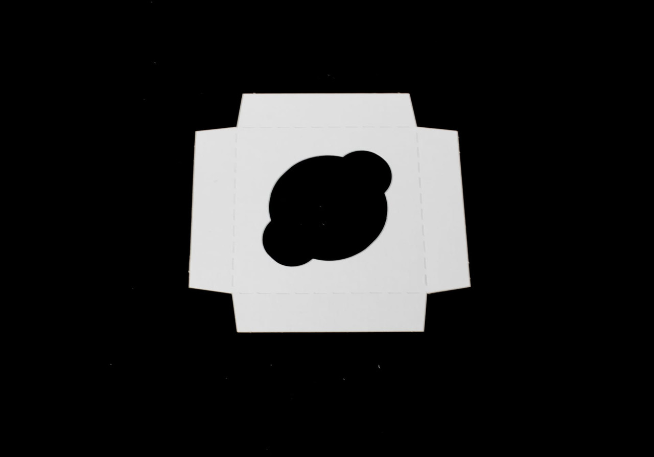 Cupcake Insert 3.9375X3.9375X0.875 IN Cardboard White Kraft 200/Bundle