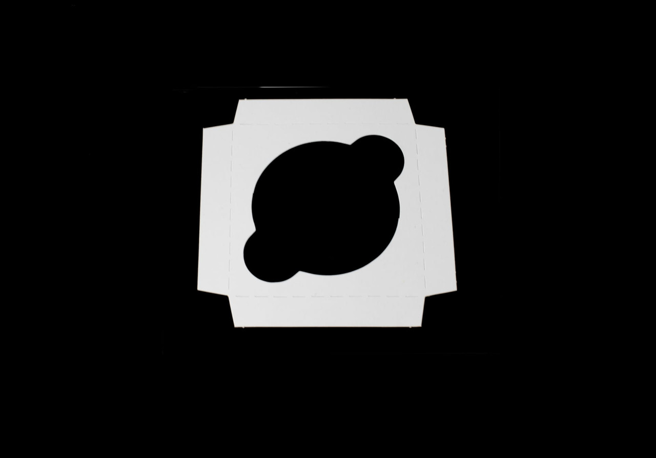 Cupcake Insert Jumbo 3.9375X3.9375X0.625 IN Cardboard White Kraft 200/Bundle