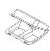 Cookie Container Double Row 175/Case