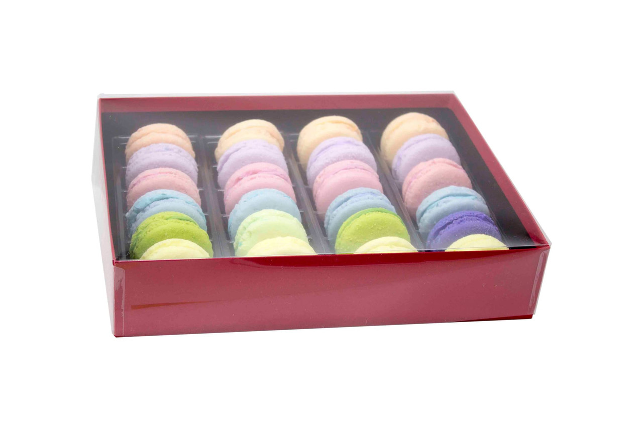VIEWit Candy Box With Vinyl Lid 10.5X8.125X2.0625 IN Red 20/Case
