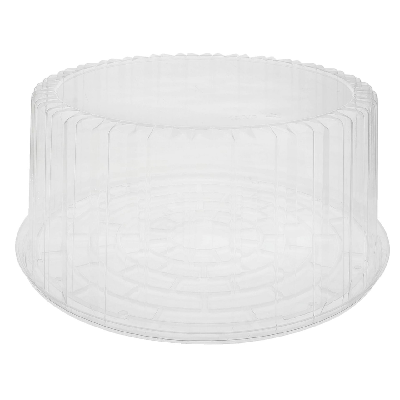 Showcake Cake Container & Lid Combo With High Dome Lid 10 OZ 12X5 IN OPS Clear Round 55/Case