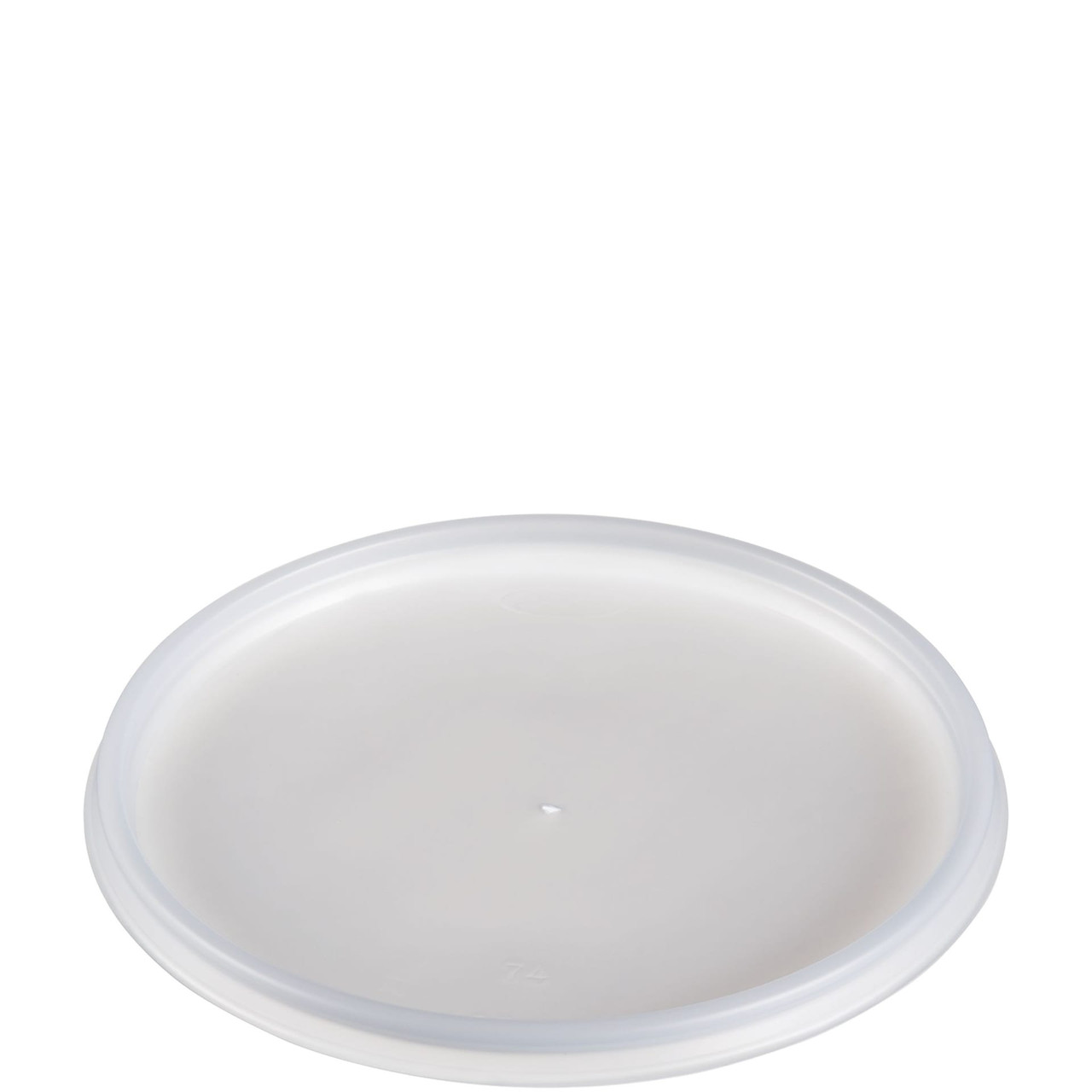 Dart® Lid 4.8X0.3 IN HIPS Translucent Round For 32 OZ Bowl Vented 100 Count/Pack 10 Packs/Case 1000 Count/Case