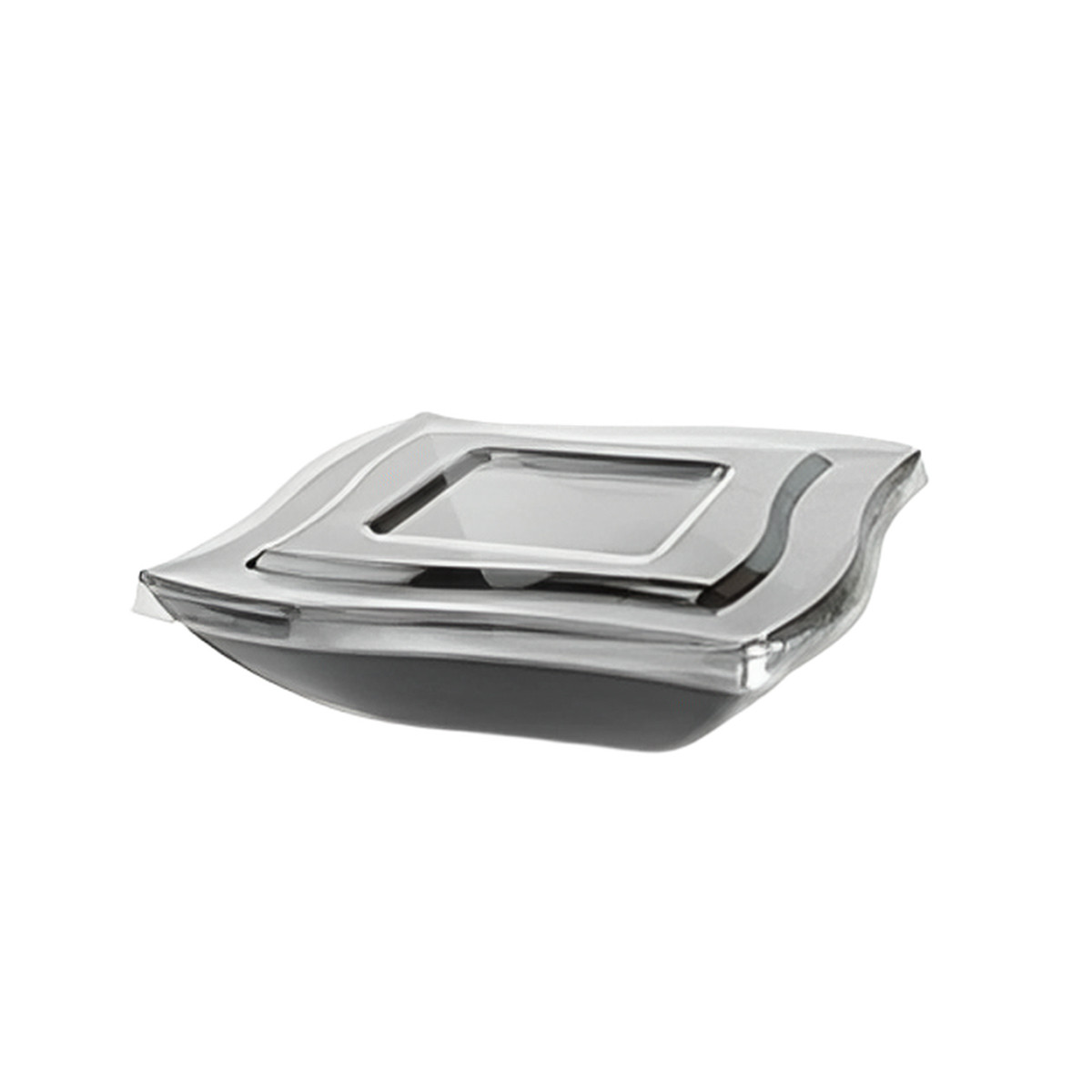 Lid PET Clear Square For 32 OZ Bowl 48/Case