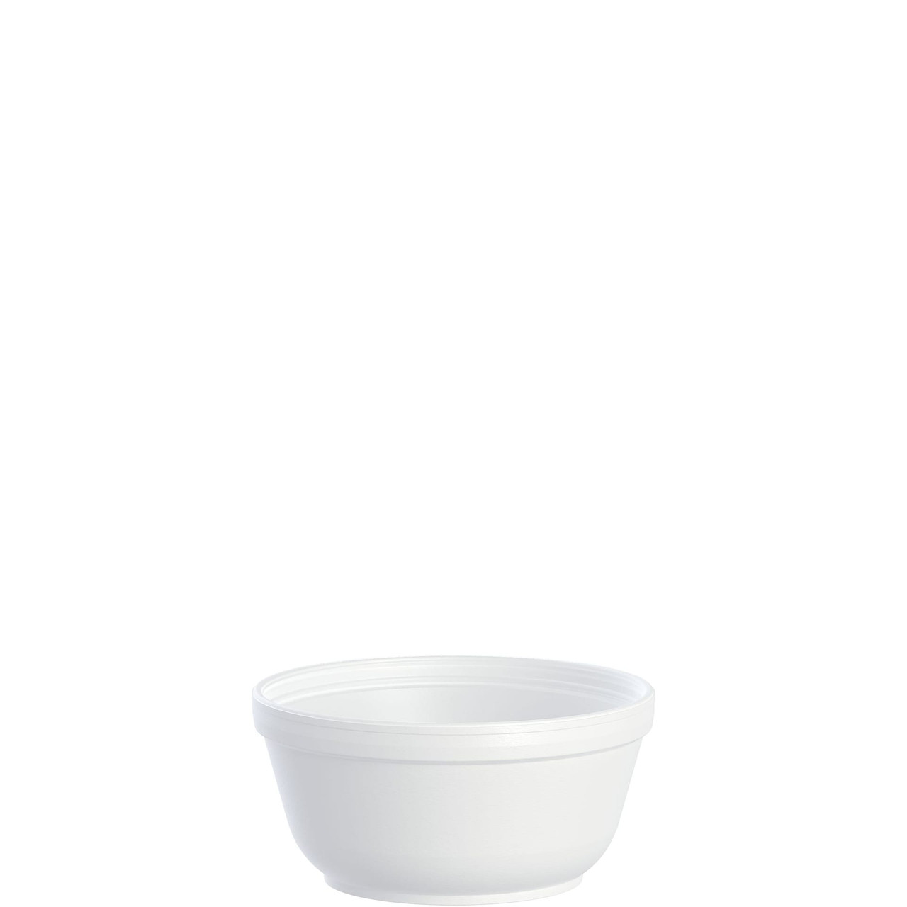 Dart® J Cup® Bowl 12 OZ EPS White Round Insulated 50 Count/Pack 20 Packs/Case 1000 Count/Case