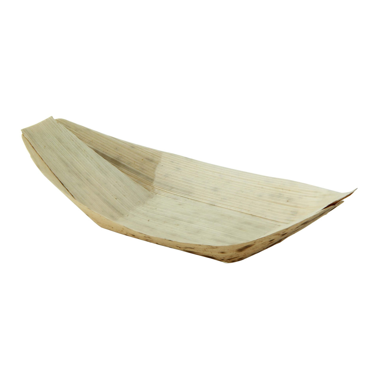 Boat Bowl 2 OZ Bamboo Leaf Natural 100 Count/Pack 10 Packs/Case 1000 Count/Case