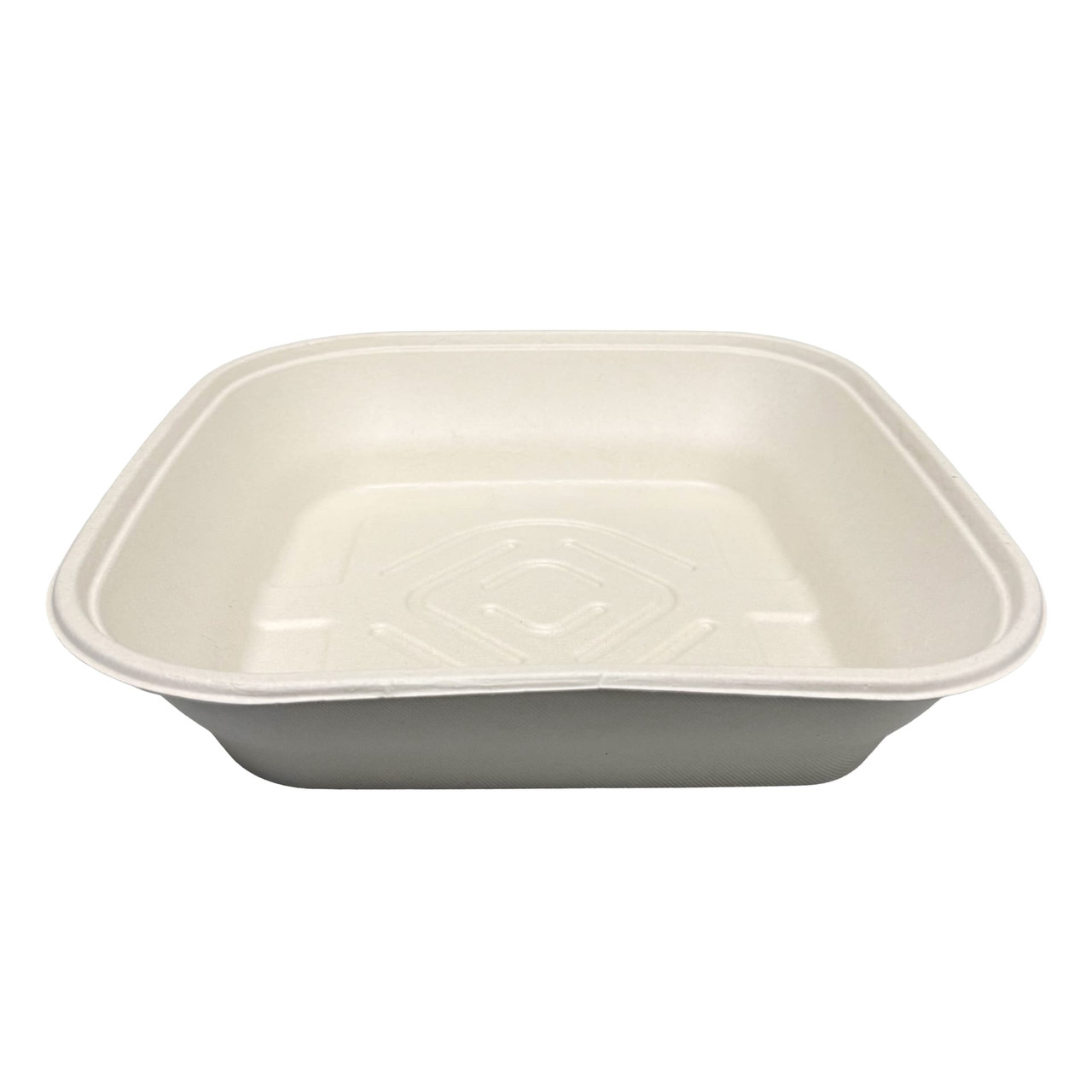Bowl 160 OZ Pulp Fiber Kraft Square Unlaminated 25/Case