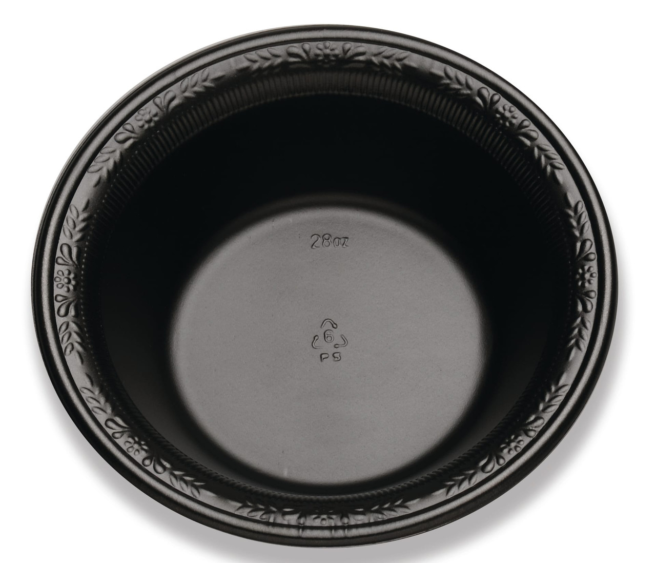 Bowl 28 OZ Black 500/Case
