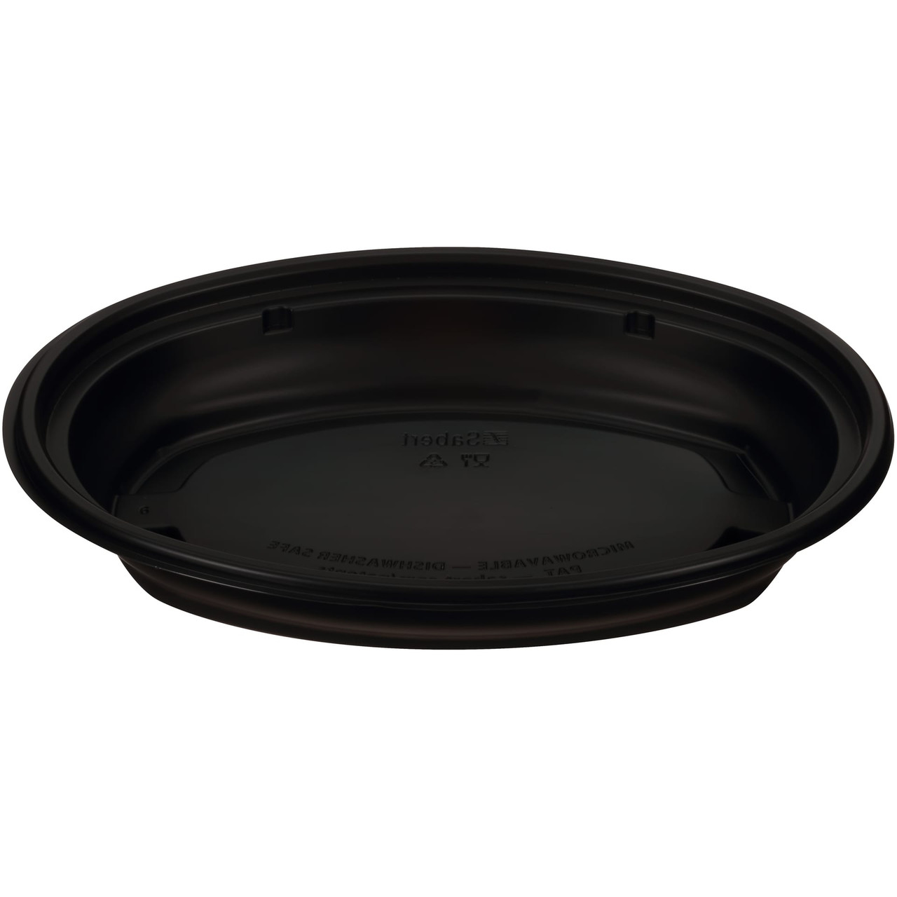 Bowl 16 OZ PP Black Oval 300/Case