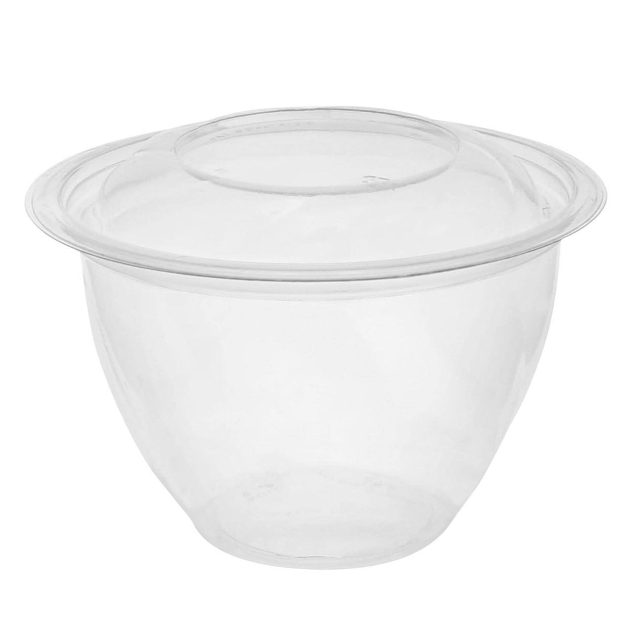 EarthChoice® Bowl & Lid Combo 48.0 OZ RPET Clear Swirl 150/Case