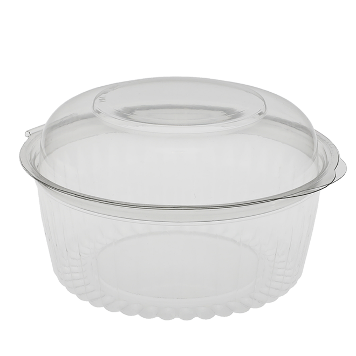 Sho-Bowl Bowl Hinged With Dome Lid 32 OZ PET Clear Round 150/Case
