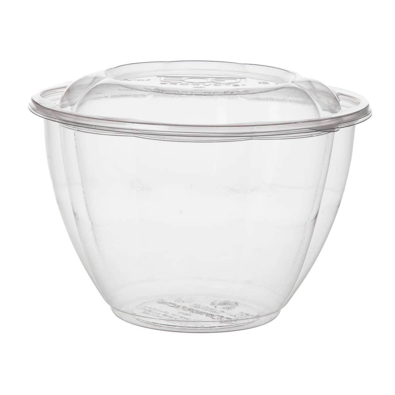 Salad Bowl & Lid Combo 48 OZ PLA 150/Case