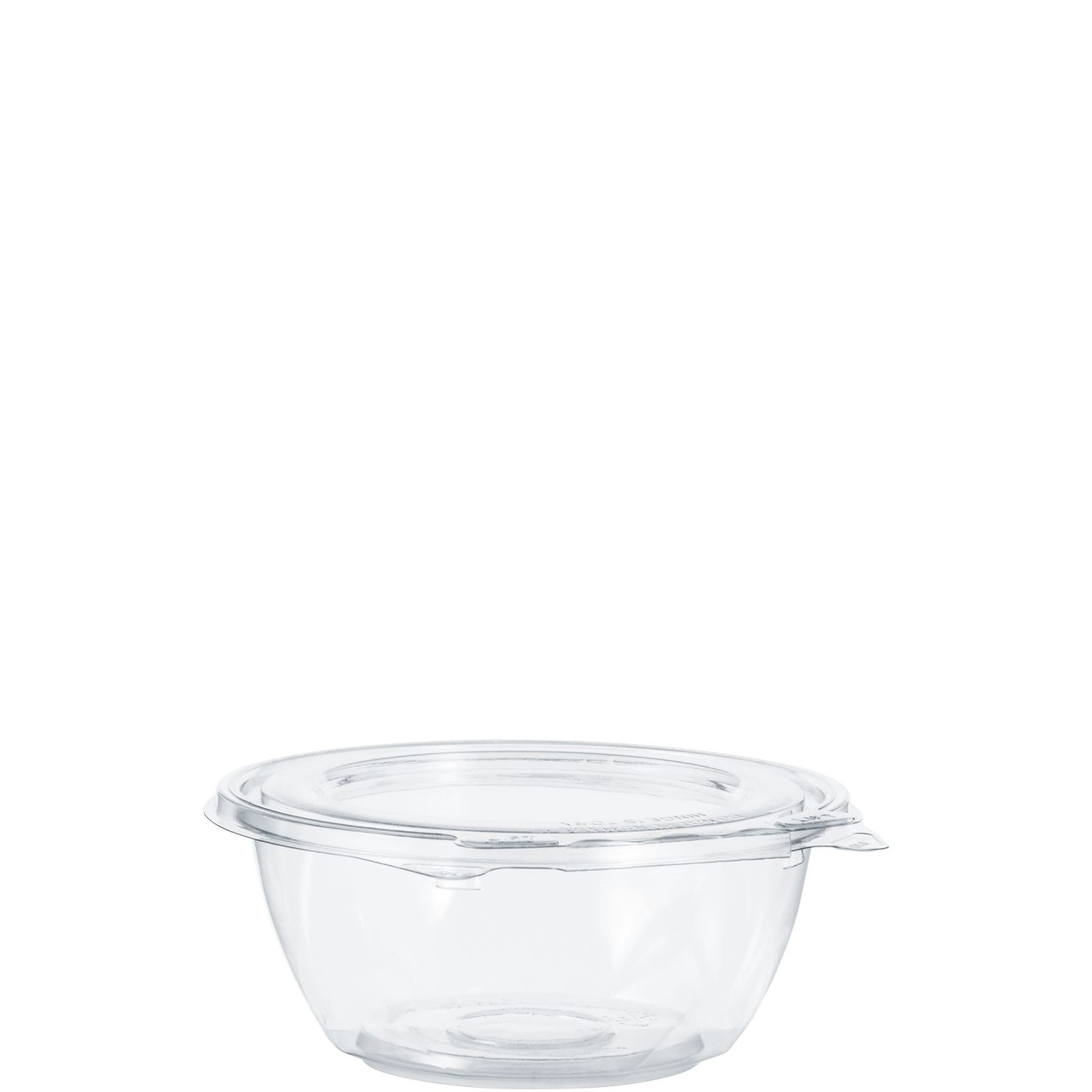 Dart® Safeseal™ Lid Flat 5.5X2.2X3.5 IN PET Clear For 12 OZ Cold Bowl Freezer Safe 60 Count/Bag 4 Bags/Case