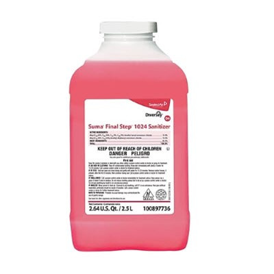 Suma® Final Step® Sanitizer 2.5 L Liquid 2/Case