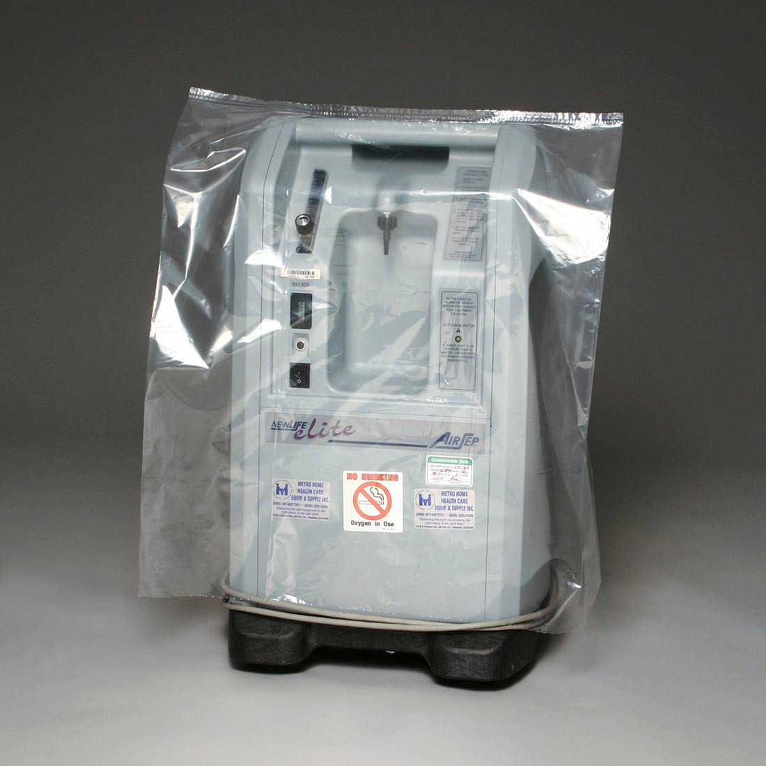 Equipment Cover 18X15X21 IN Clear LDPE 1MIL 250/Roll