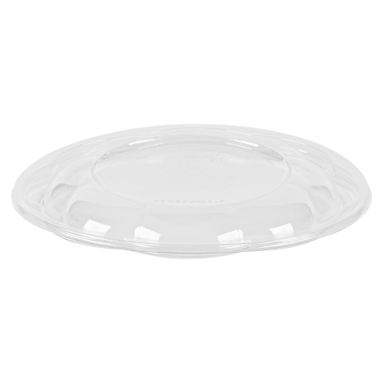 Stalk Market Lid PLA Clear For 24-48 OZ Salad Bowl 300/Case