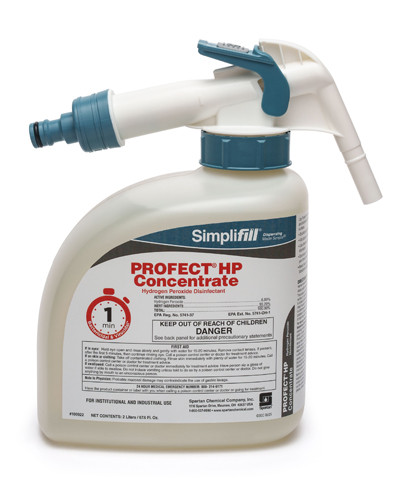 Simplifill™ Profect® HP Mild Scent Hydrogen Peroxide Disinfectant 2 L Concentrate 2/Case