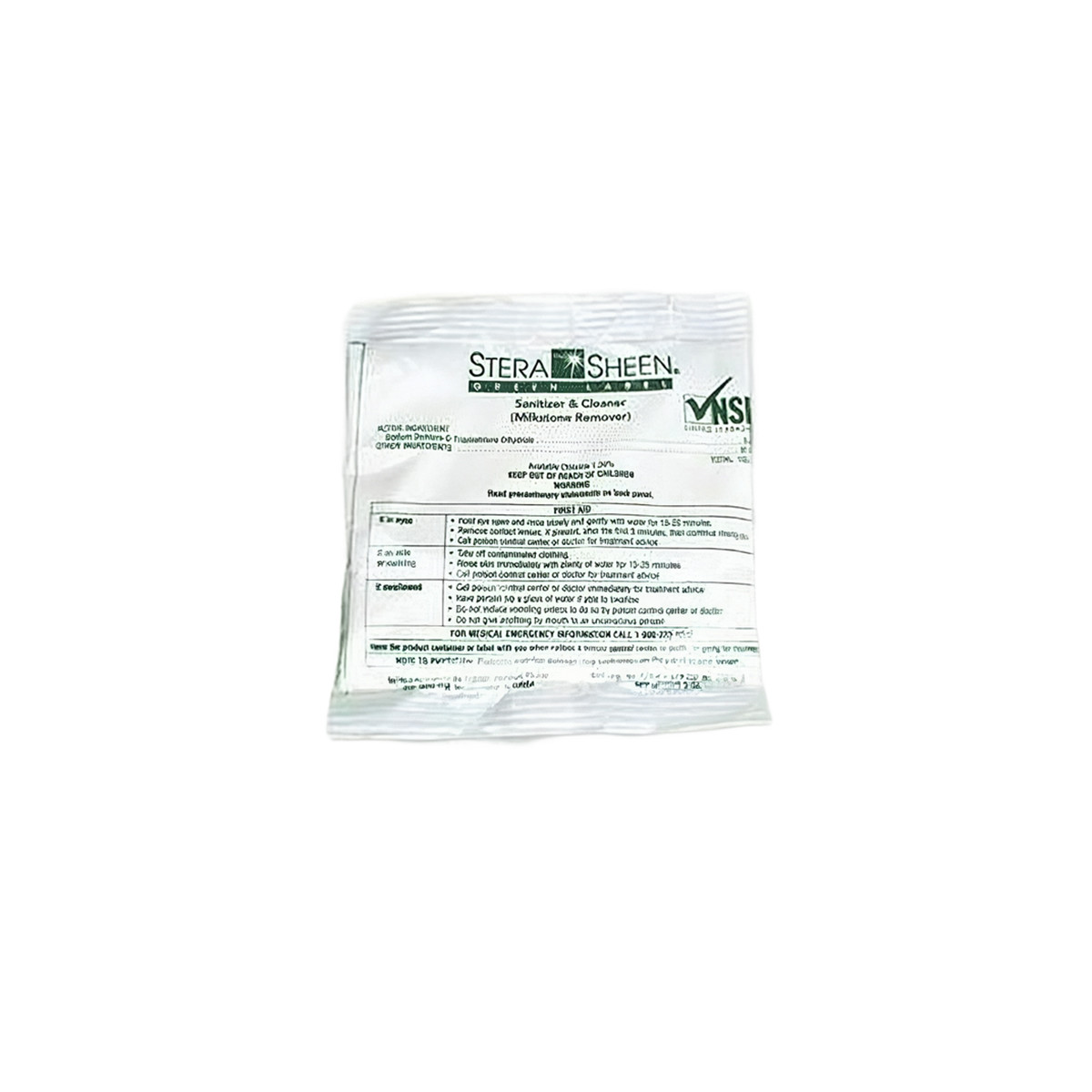 Stera-Sheen® Green Label Soft-Serve Sanitizer Beverage Machine Sanitizer 2 OZ Concentrate 100/Case