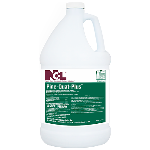 Pine-Quat-Plus Pine One-Step Disinfectant 6X6X12 IN 1 GAL Multi Srfc Cncntrt Quat Mildewstat Fungicidal Virucidal 4/Case