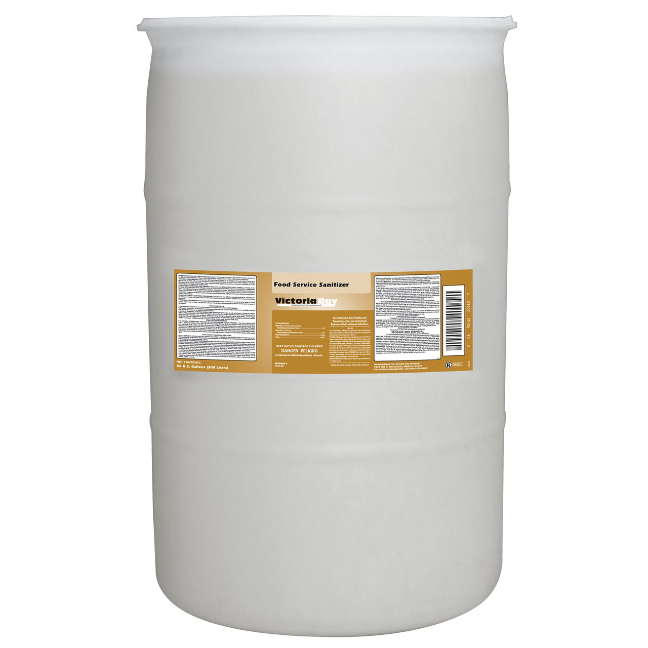 Victoria Bay Food Service Sanitizer 55 GAL 1/Drum
