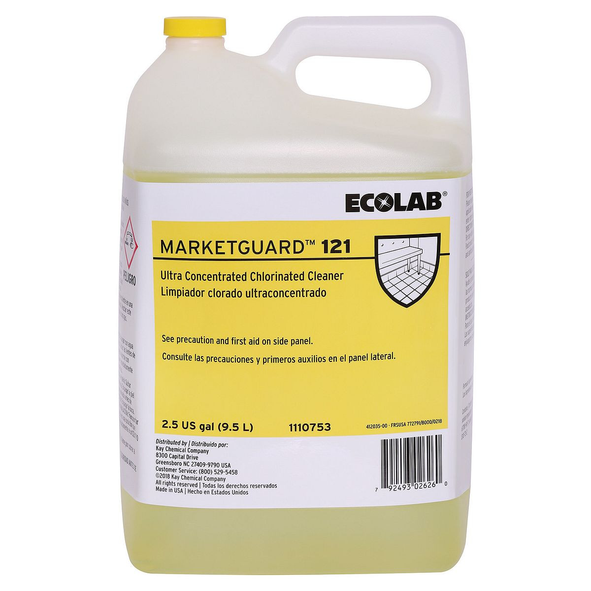 Market Guard 121 All Purpose Cleaner 2.5 GAL Liquid Closed Loop 1/Case
