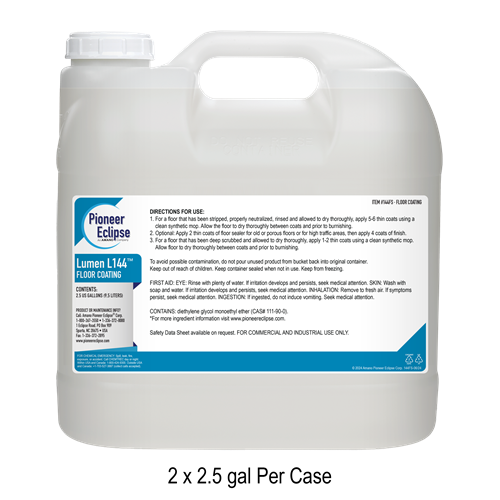Lumen L144 Mild Scent Floor Coating 2.5 GAL 2/Case
