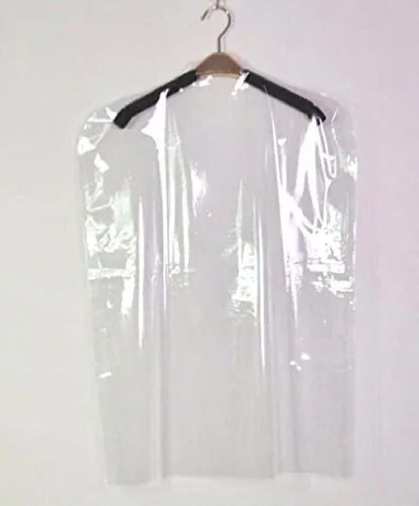Garment Bag 21X7X38 IN Clear LDPE 0.00055MIL 80 Count/Pallet