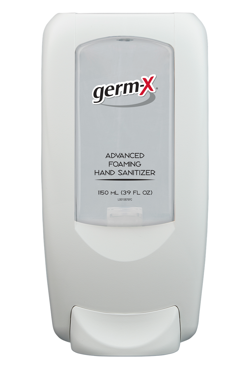 Germ-X® Hand Sanitizer Dispenser 1150 mL White Automatic 1/Each