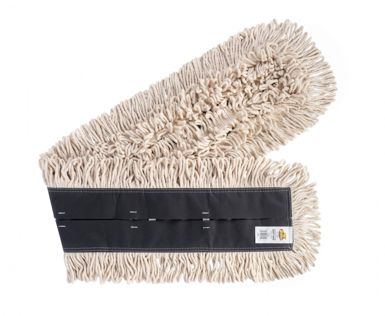 Bristles Dust Mop 48X5 IN White Synthetic Fiber 4PLY Loop End Disposable 1/Each
