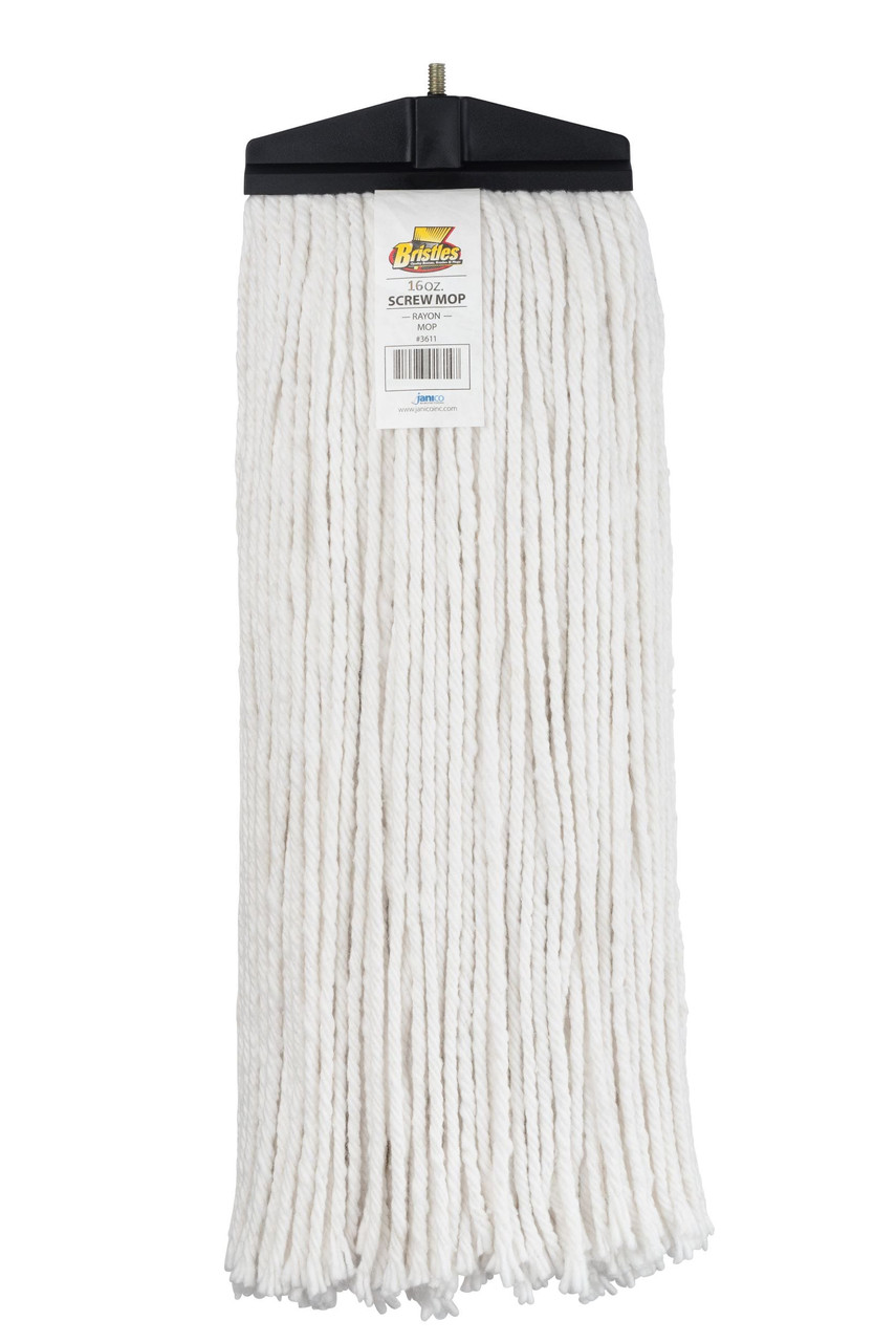 Mop Head 16 OZ Cut End Screw Top With Cover 1/Each