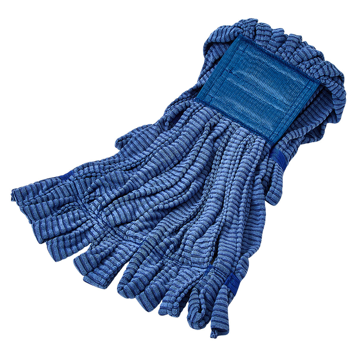 JaniFiber Mop Head Medium (MED) Blue Microfiber Loop End Tube 1/Each