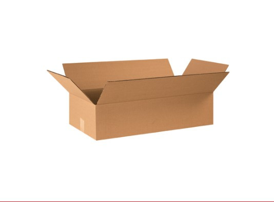 Shipping Box 24X12X6 IN Corrugated Cardboard 32ECT 20 Count/Bundle