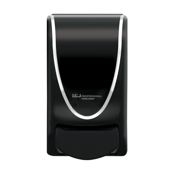 Proline Hand Soap Dispenser 1 L Black Plastic With Chrome Trim 1/Each