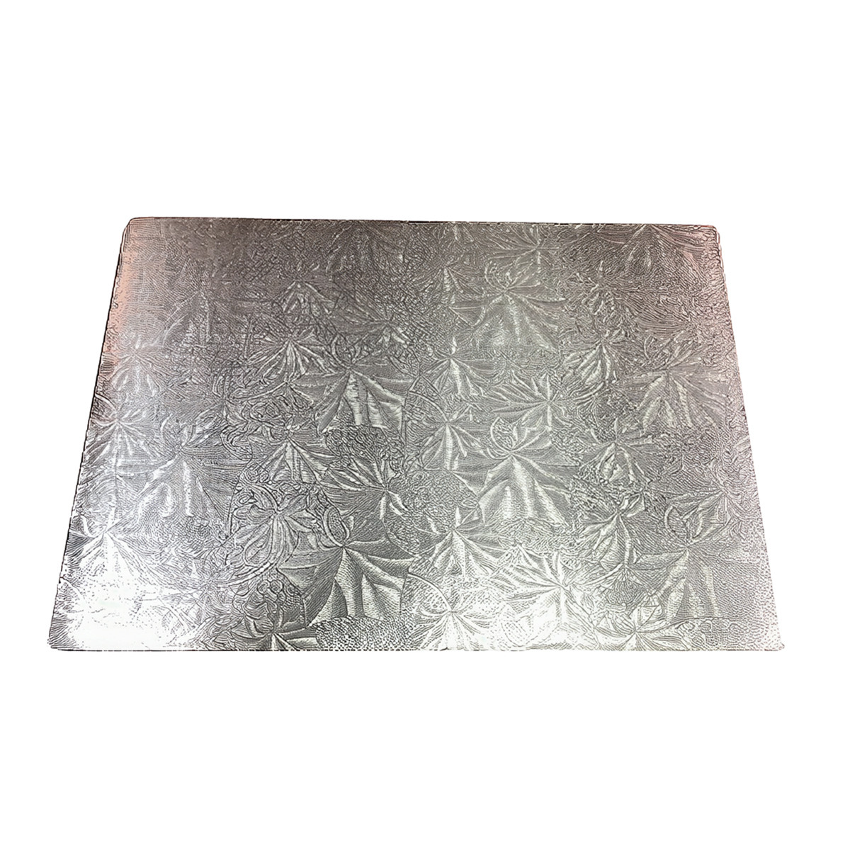 Cake Board 1/2 Size 13.75X17.75X0.25 IN SUS Paperboard Silver Rectangle 50/Case