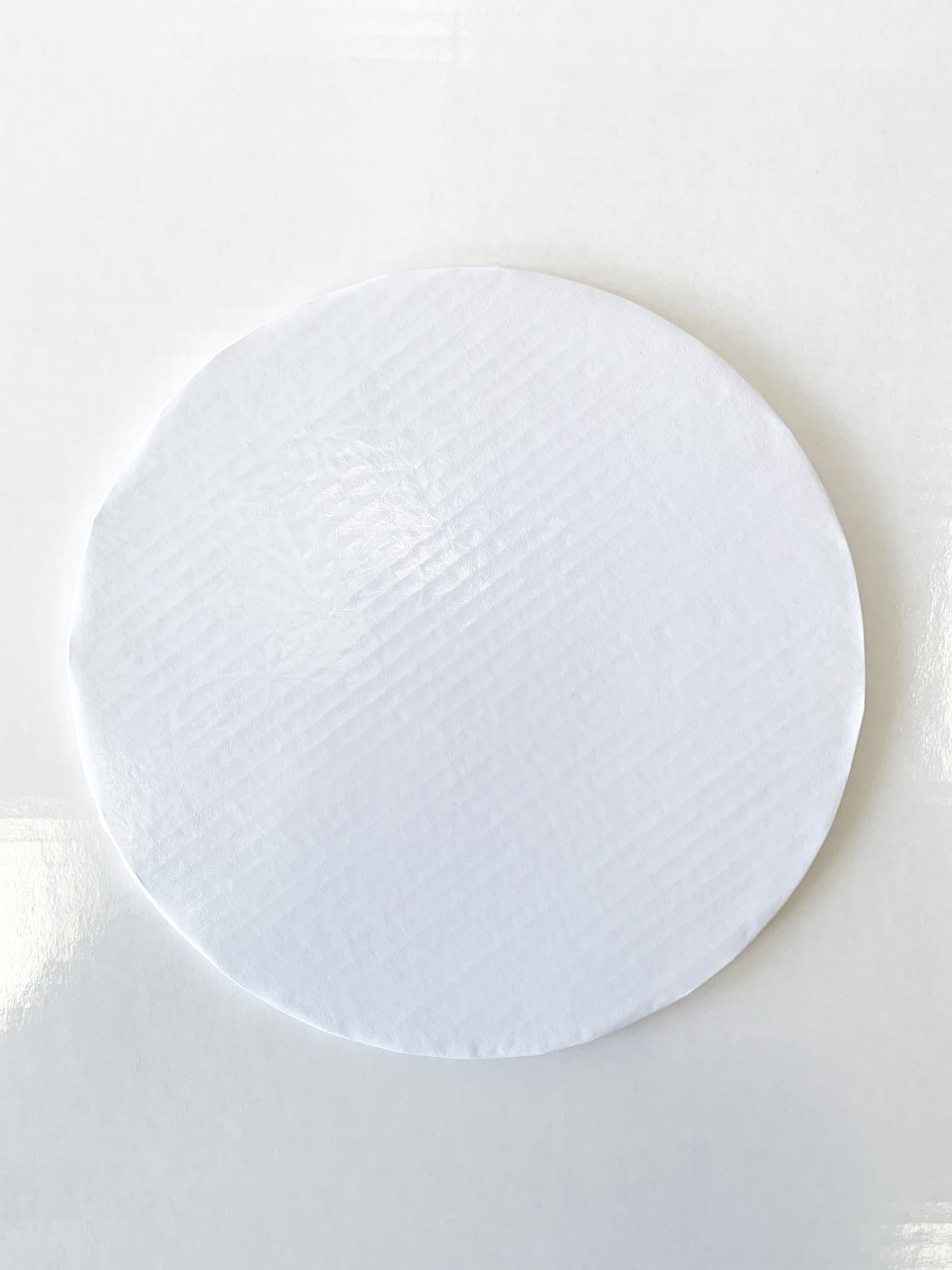 Cake Drum 16X0.5 IN Paperboard White Round Embossed 12/Case