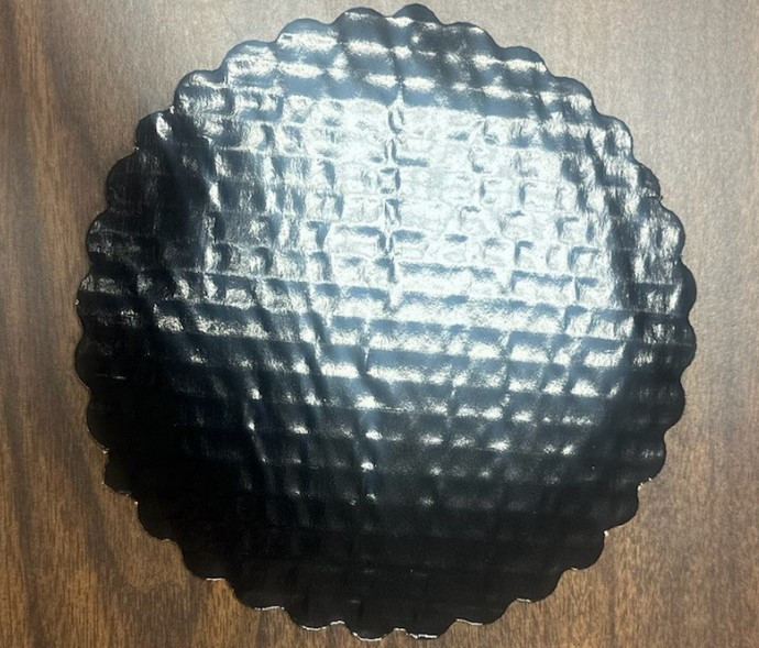 Cake Circle 6.25 IN PET Black Single Wall 200/Case