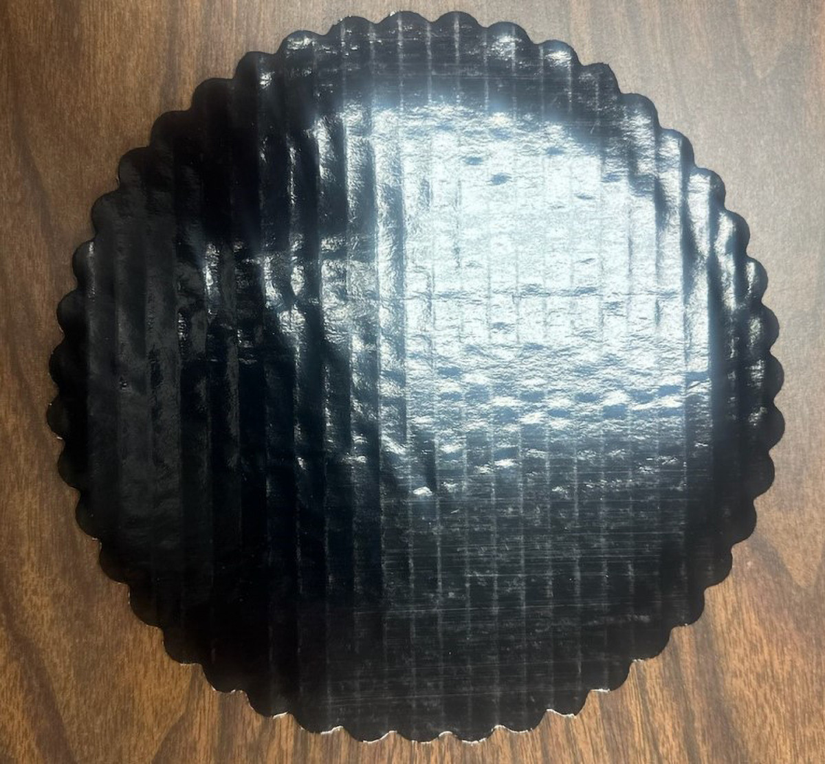 Cake Circle 8 IN PET Black Single Wall 200/Case