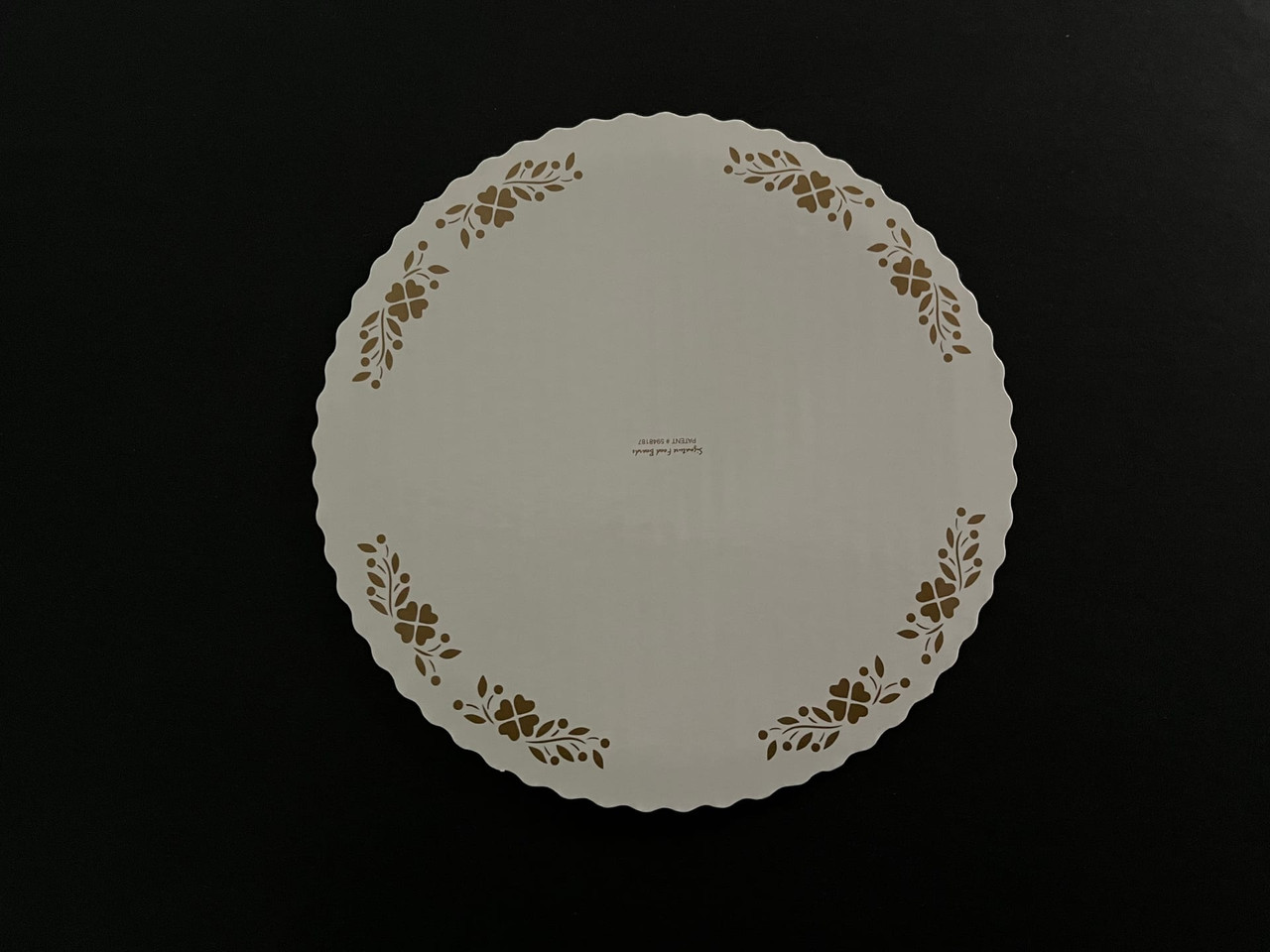 Signature Food Boards® Cake Board Cake Base 12 IN Corrugated Cardboard Gold Round Heavy Duty 32ECT 200/Case