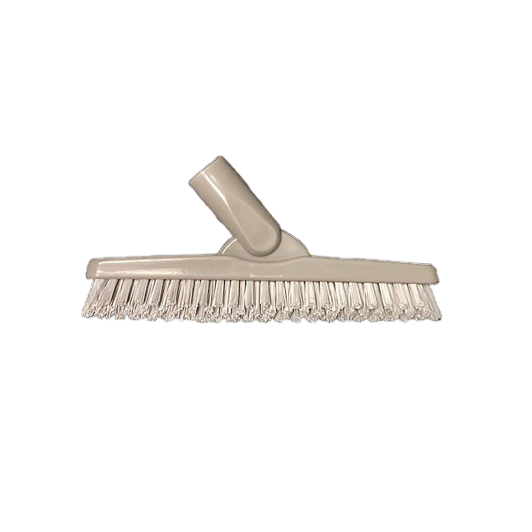 Floor Grout & Tile Brush 8.5 IN Heavy Duty Plastic Gray Rectangle 1/Each