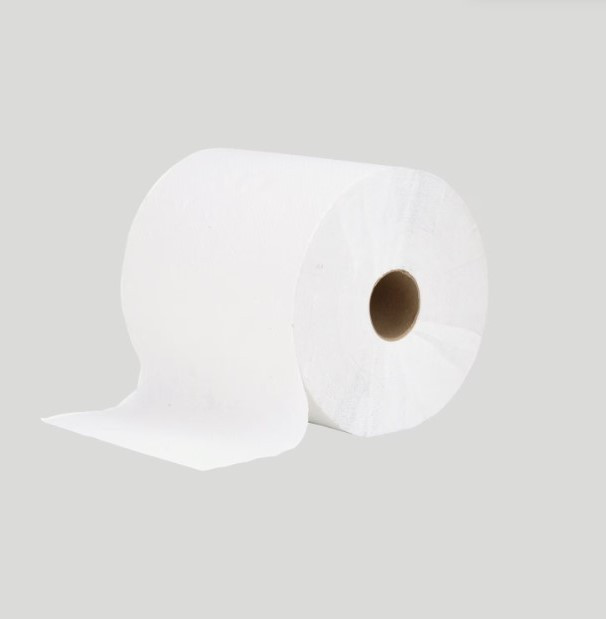 Roll Paper Towel 8IN X800FT 1PLY White Hardwound 6/Case