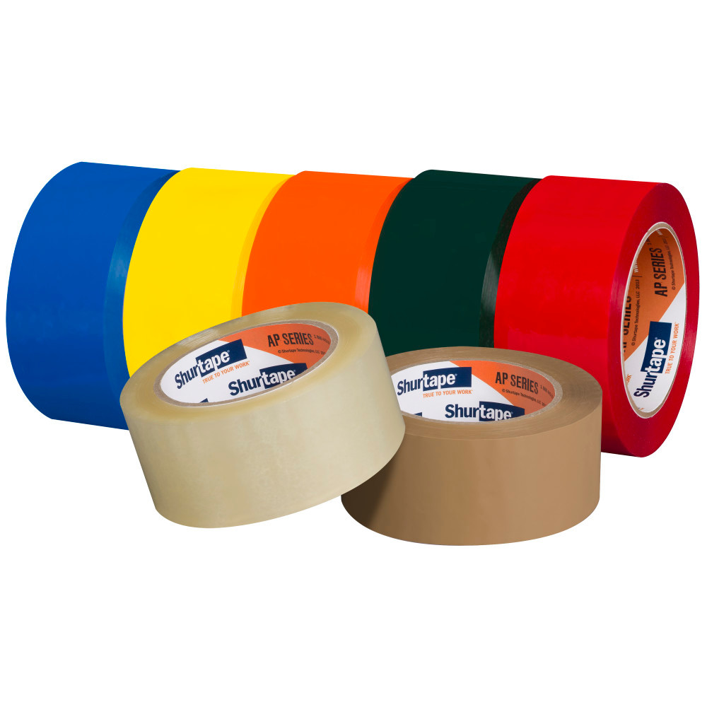 AP 201® Tape 48MM X100M Clear Acrylic Cast Film 2MIL 36 Rolls/Case 60 Cases/Pallet
