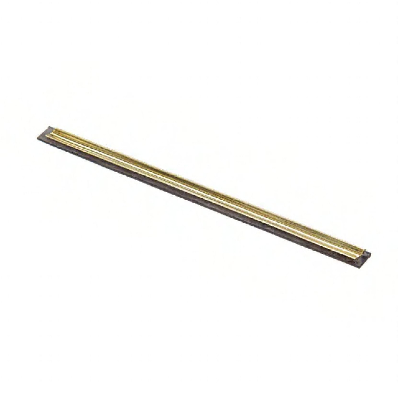GoldenClip® Squeegee Blade Replacement 12 IN Brass Rubber Gold Black 10 Count/Case