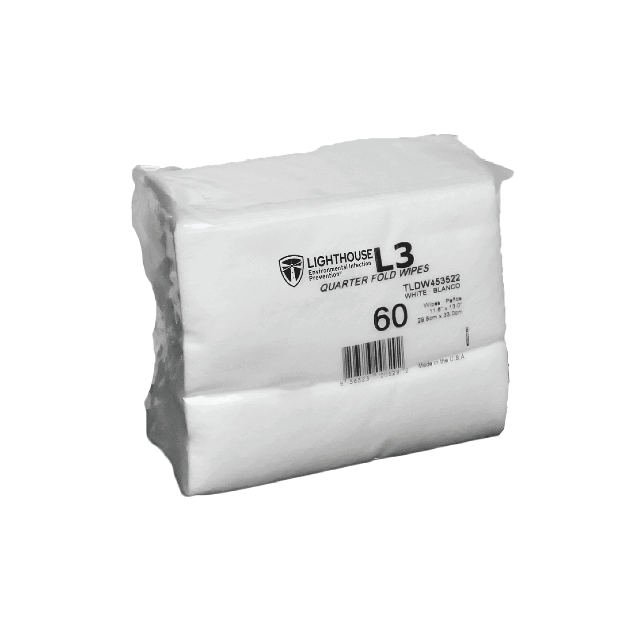 Trust Cleaning Cloth White 1/4 Fold Disposable Dry 960/Case