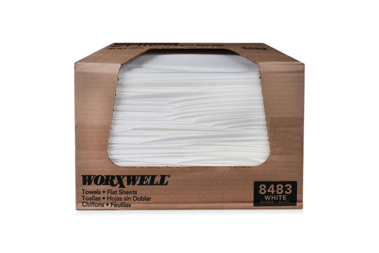 Chicopee® Durawipe® Shop Towel 15X13 IN White 300/Case