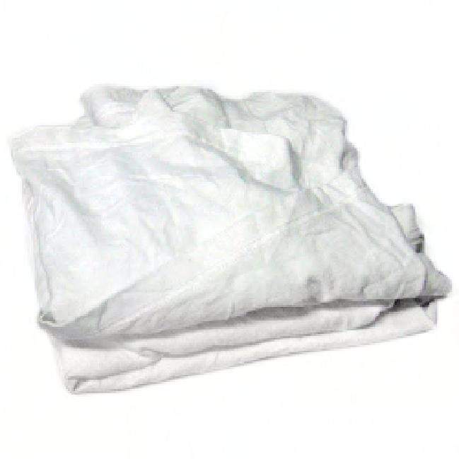 Balbriggan Towel Rag 50 LB Cotton White Lightweight 1/Case