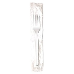 Victoria Bay Fork PP White Heavy Duty Individually Wrapped 1000/Case