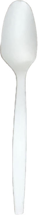 Victoria Bay Teaspoon CPLA White Heavyweight 1000/Case
