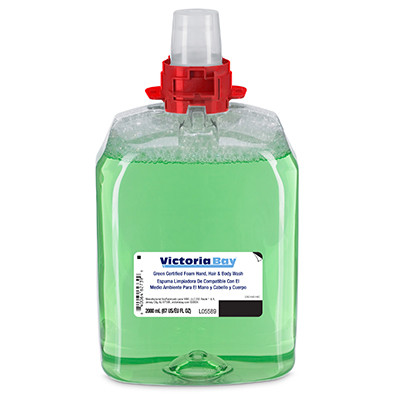 Victoria Bay Hand & Hair Foam Bodywash Refill 2/Case
