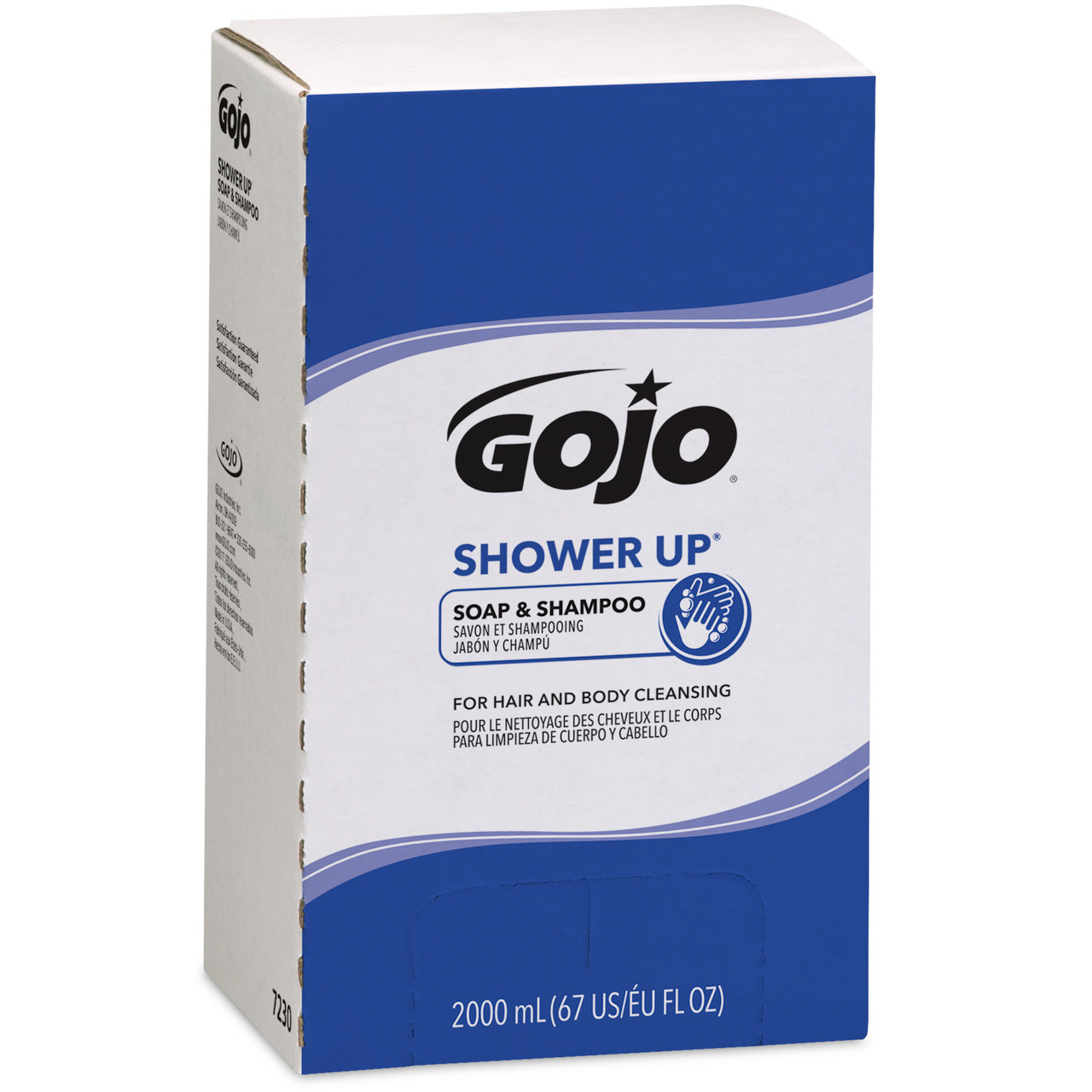 GOJO® Hair & Body Soap 2000 mL 8.75X3.63X5.13 IN Pleasant Scent Rose For PRO TDX 2000 4/Case